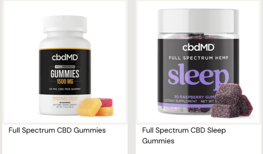 image of cbd products for various needs